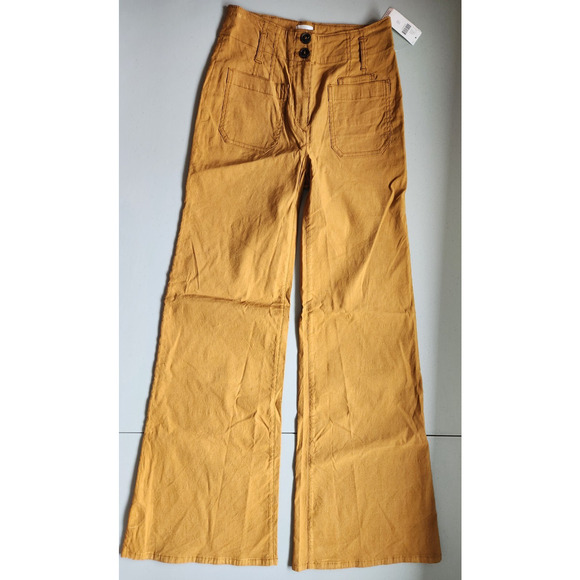 NWT Maeve The Junie High-Rise Magic Fabric Flare Pants Sz 25 Bronze #7B510 - Picture 4 of 12